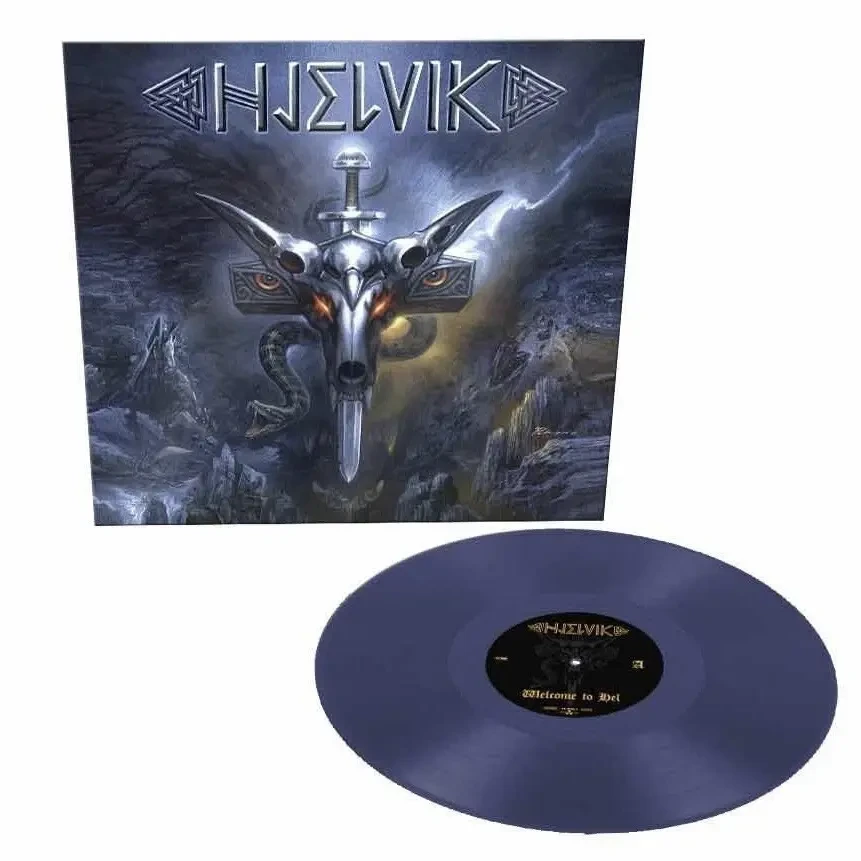 HJELVIK · Welcome to hel | FROST BITE BLUE LP (Heavy Metal Vinyl) · Picture 2