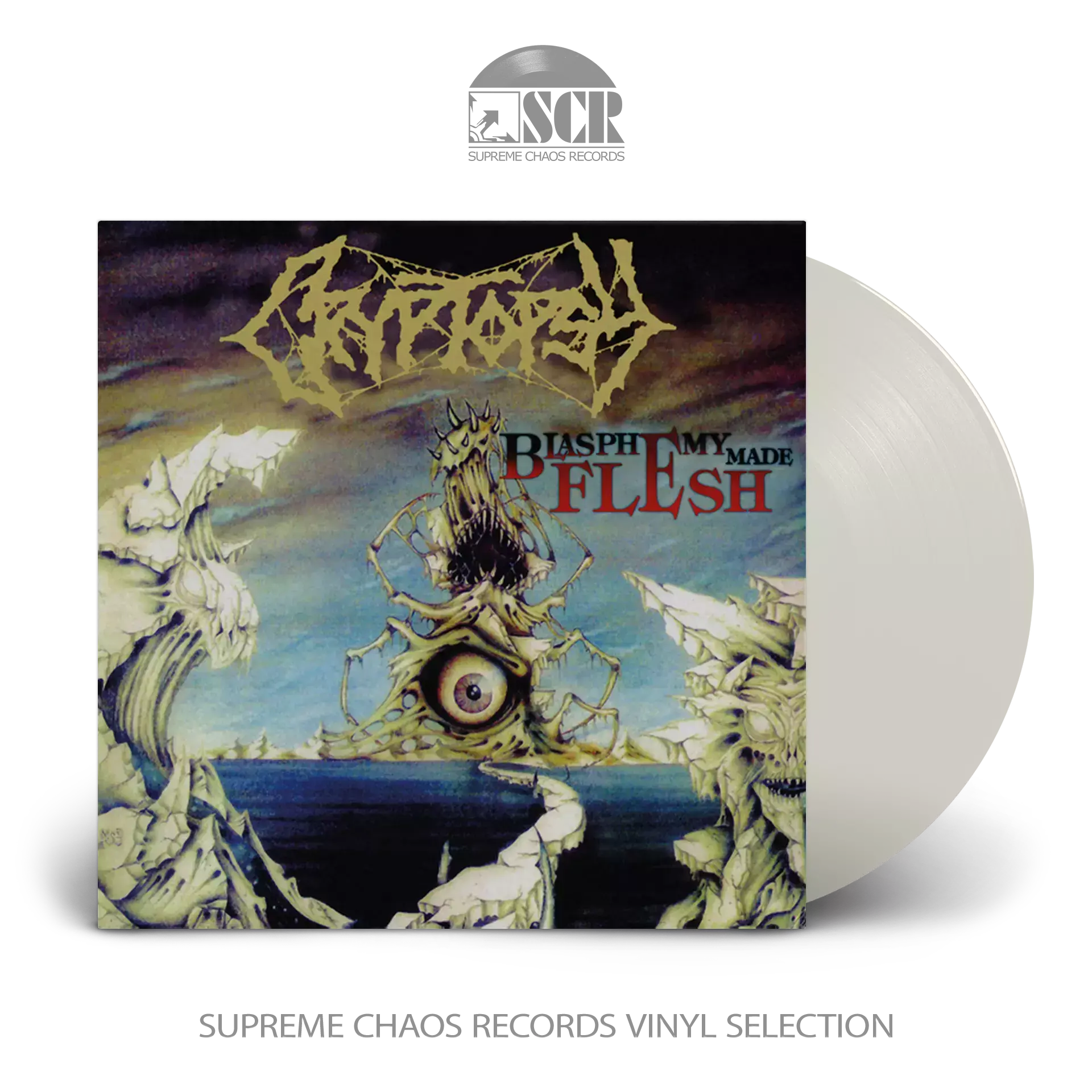 CRYPTOPSY - Blasphemy Made Flesh · CLEAR LP (Death Metal Vinyl)