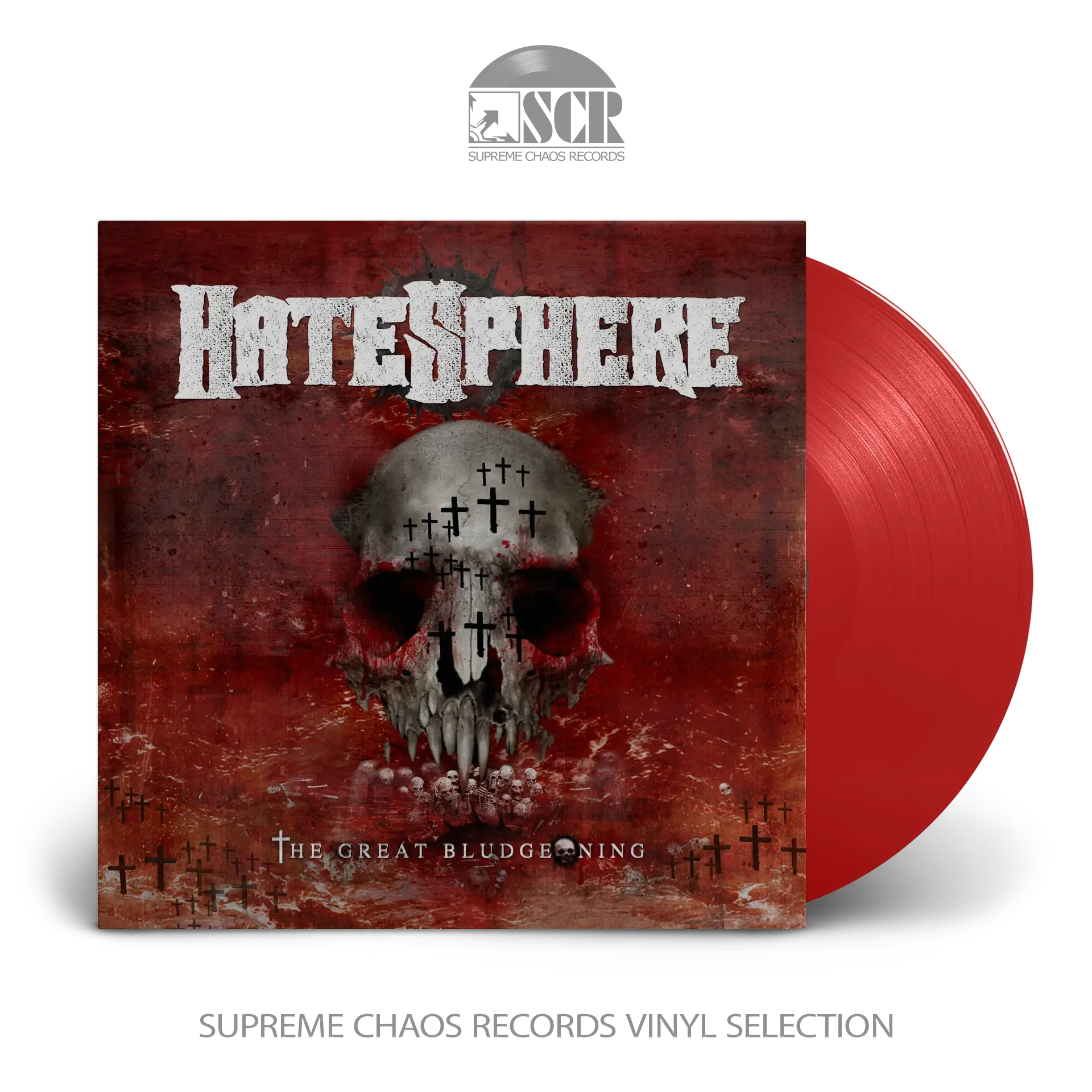 HATESPHERE · The Great Bludgeoning (B-Stock) | TRANSPARENT RED LP (Thrash Metal Vinyl)