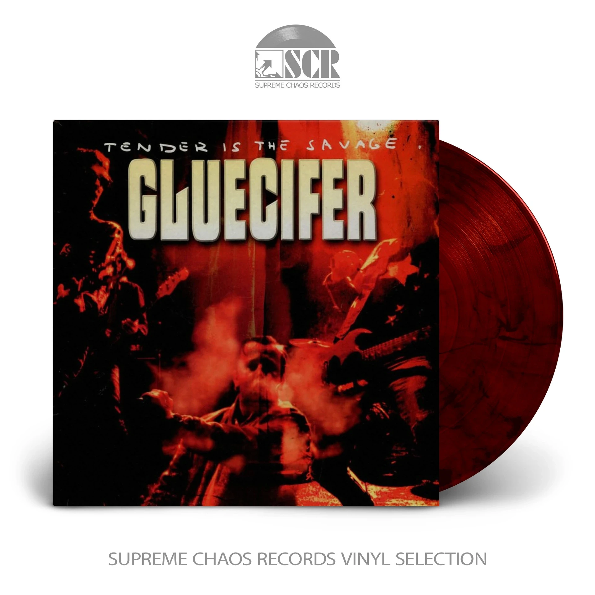GLUECIFER · Tender Is The Savage | DRACULA RED/BLACK LP (Hard Rock Vinyl)