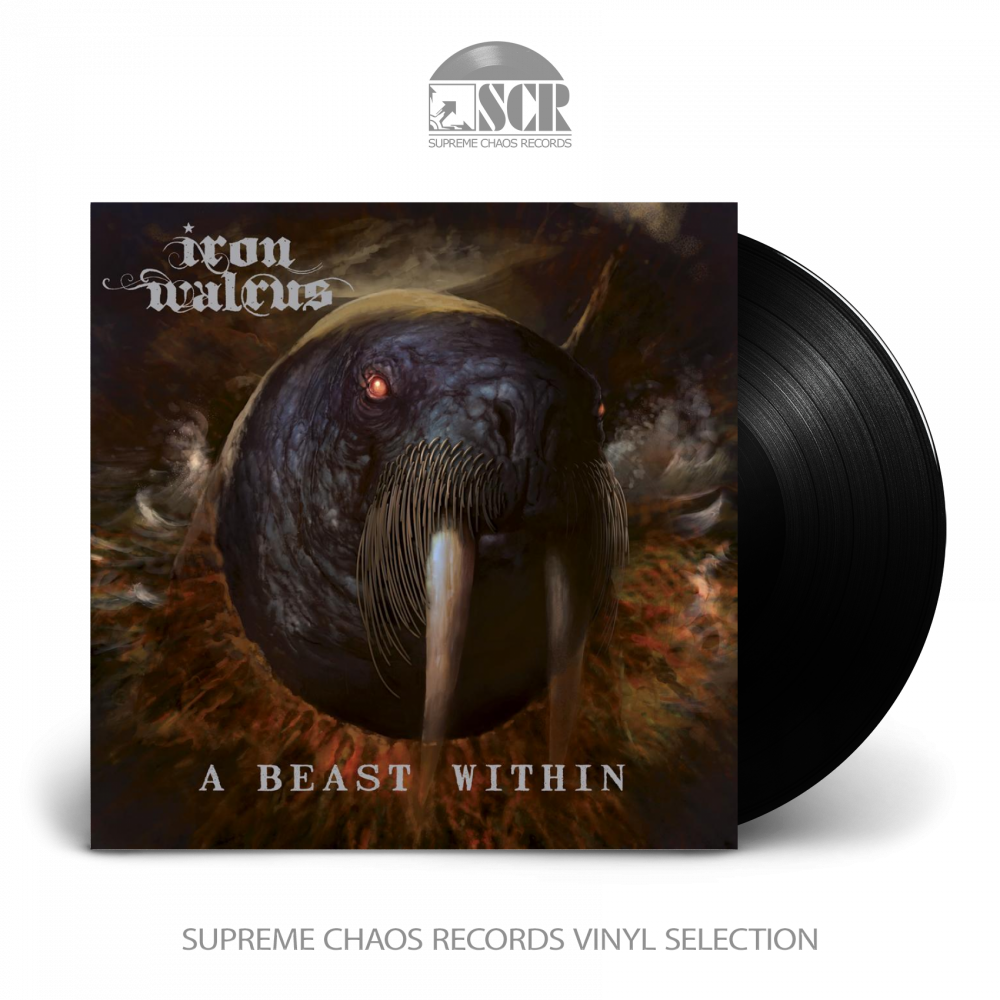 IRON WALRUS · A Beast Within | BLACK LP (Sludge Vinyl)