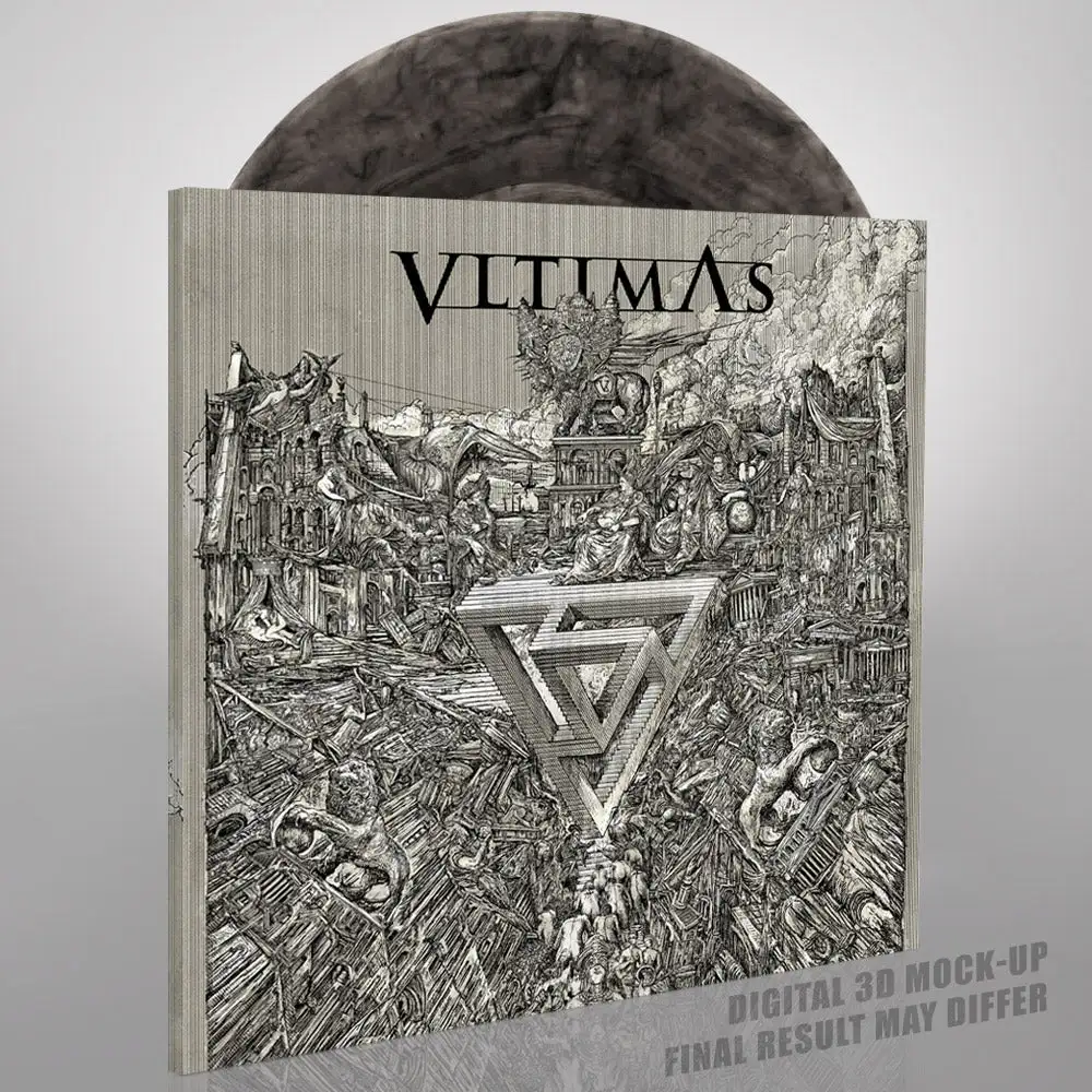 VLTIMAS · Something Wicked Marches In | CLEAR/BLACK MARBLED LP (Death Metal Vinyl) · Picture 2