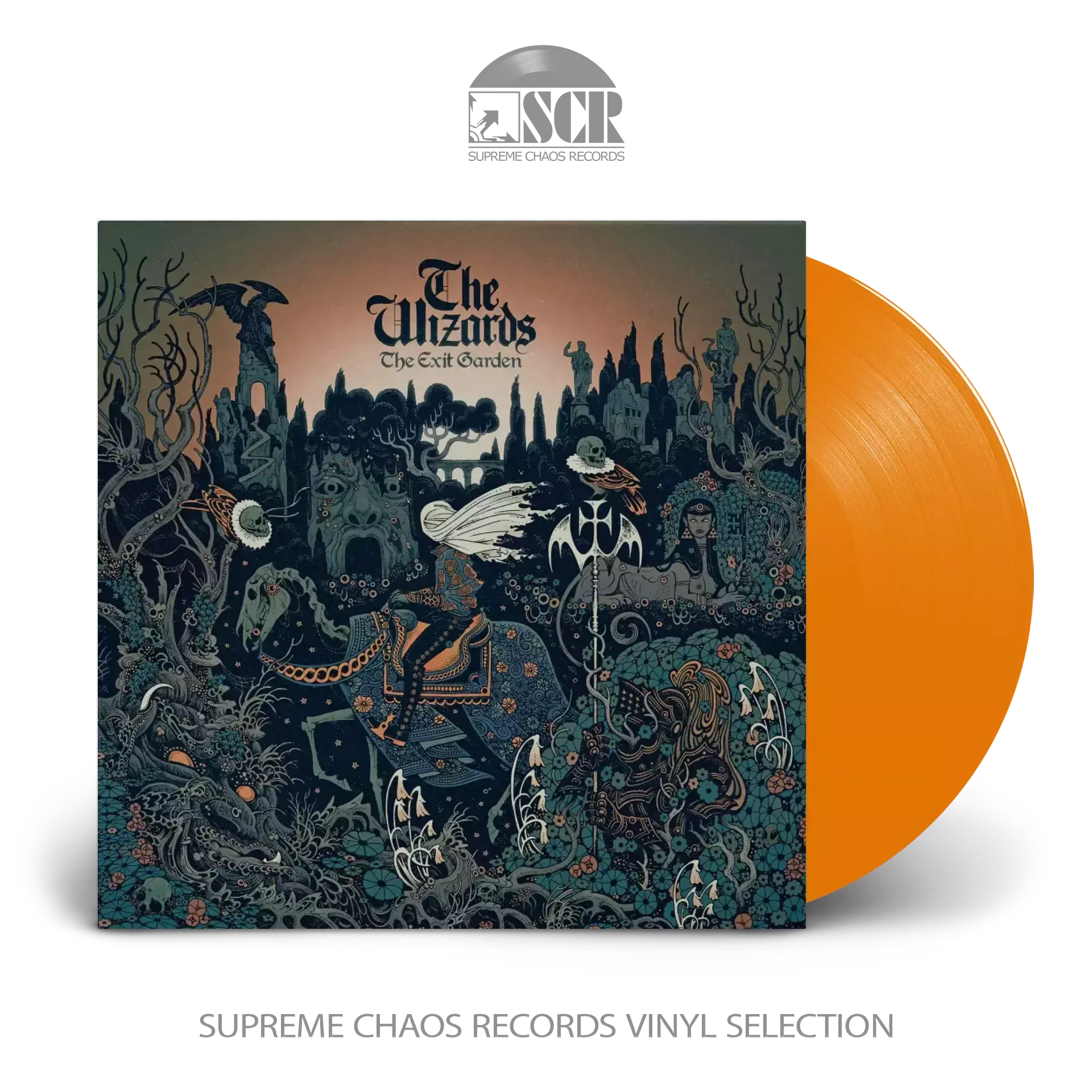 THE WIZARDS · The Exit Garden | ORANGE LP (Doom Metal Vinyl)