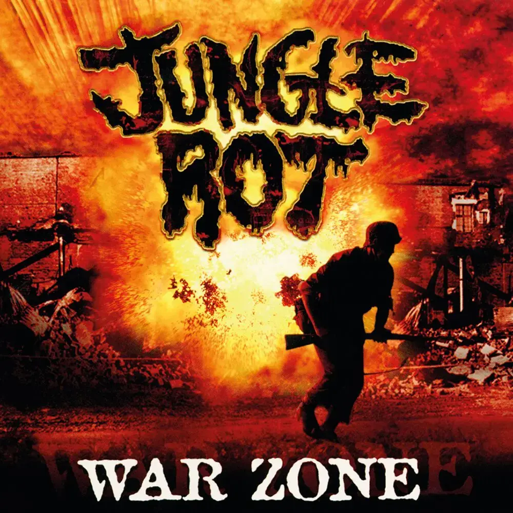 JUNGLE ROT · War Zone | RED LP (Death Metal Vinyl) · Picture 1