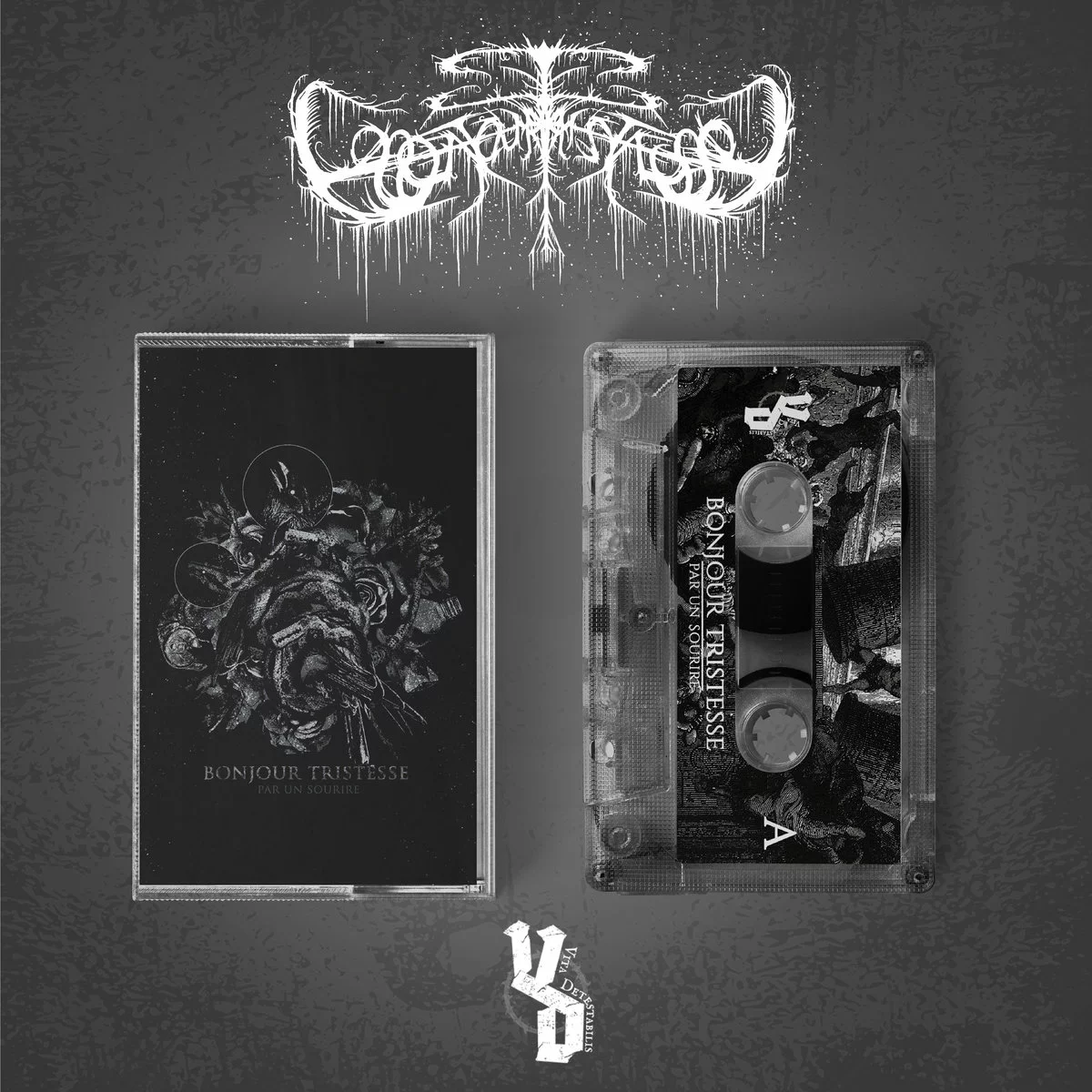 BONJOUR TRISTESSE · Par Un Sourire | CLEAR TAPE (Black Metal Tapes)