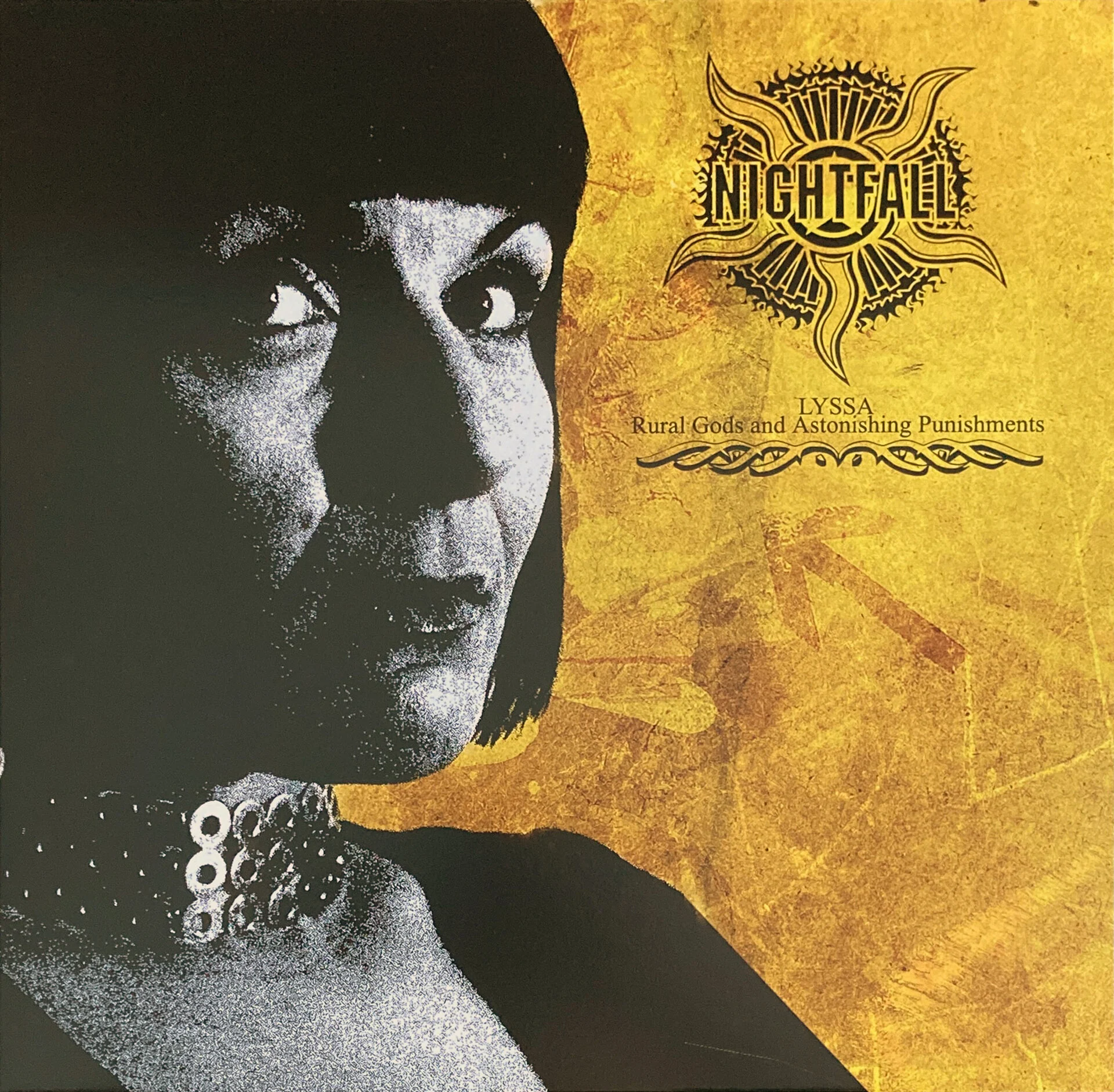 NIGHTFALL · Lyssa (Rural Gods And Astonishing Punishments) | BLACK LP (Heavy Metal Vinyl) · Picture 1