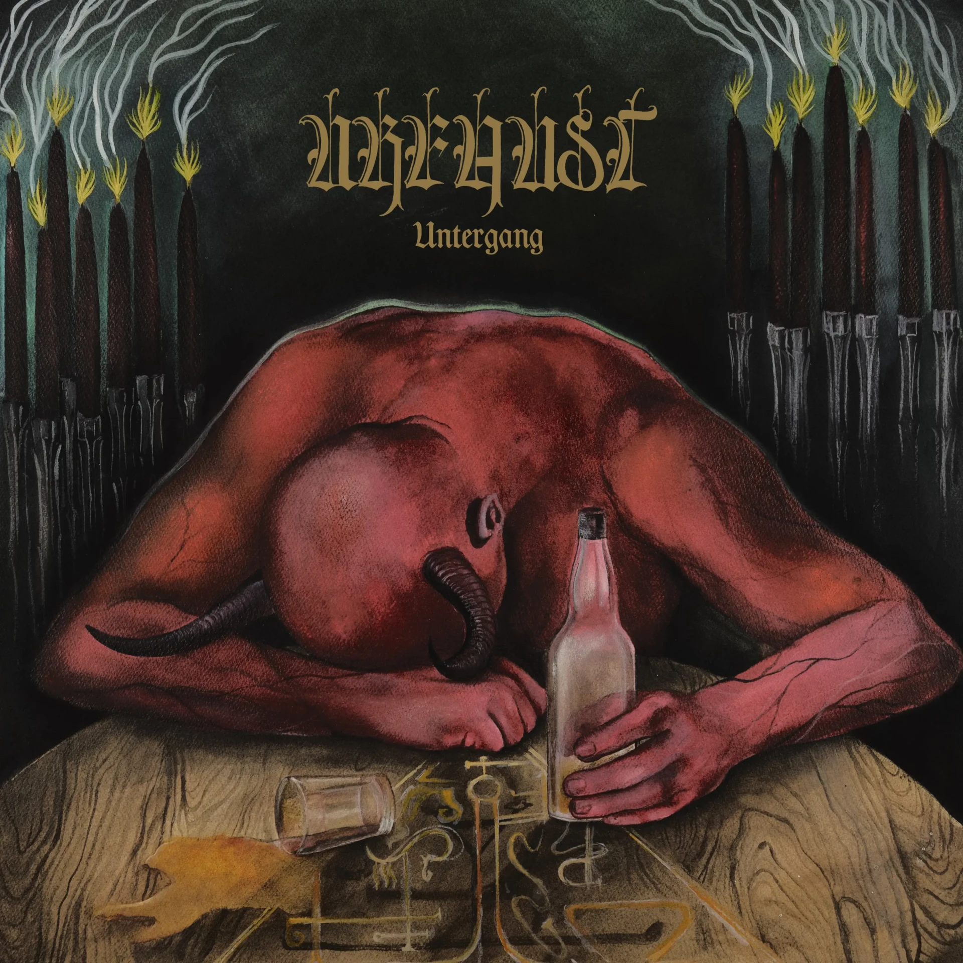 URFAUST · Untergang | CLEAR SMOKE LP (Doom Metal/Black Metal Vinyl) · Picture 1