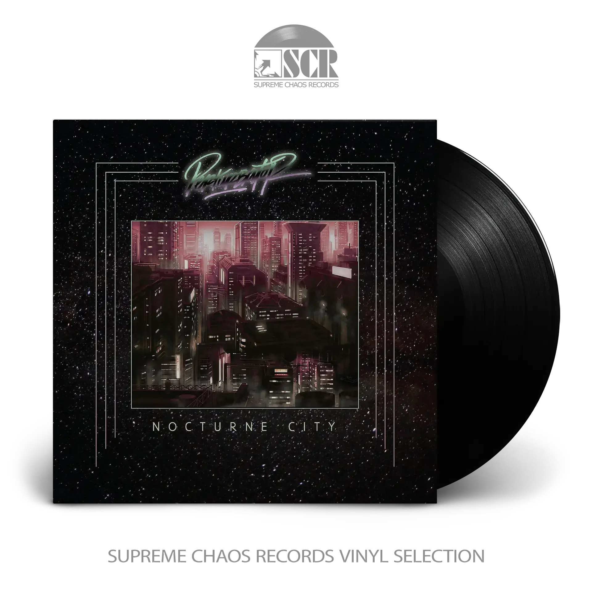 PERTURBATOR · Nocturne City | BLACK LP (Darkwave Vinyl)