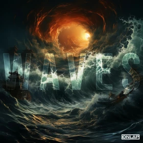 ONLAP · Waves (Ltd. Gtf. Clear Blue Vinyl) | CLEAR BLUE LP (Alternative Metal Vinyl) · Picture 1