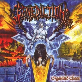 BENEDICTION · Organised Chaos | BLUE/WHITE 2LP (Death Metal Vinyl) · Picture 1
