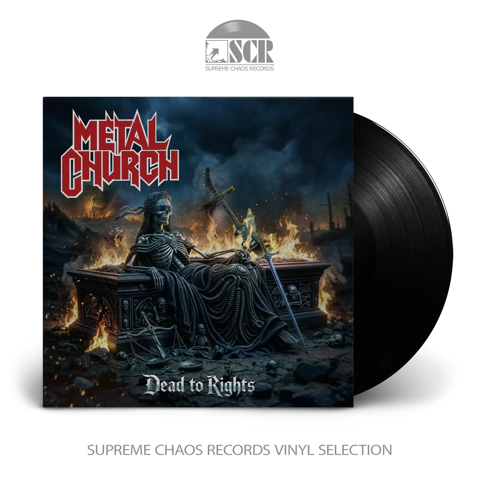 METAL CHURCH · Dead To Rights | BLACK LP (Heavy Metal Vinyl)