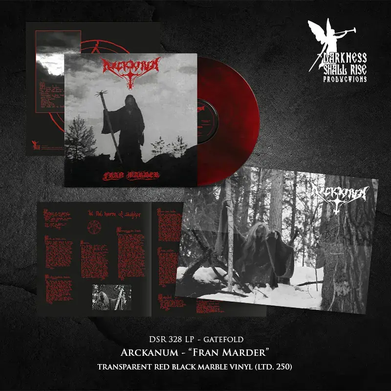 ARCKANUM - Fran Marder · RED/BLACK LP (Black Metal Vinyl) · Picture 2