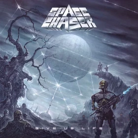 SPACE CHASER · Give Us Life | BLACK LP (Thrash Metal/Heavy Metal Vinyl) · Picture 1