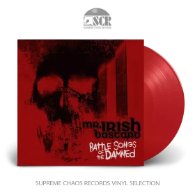 MR. IRISH BASTARD · Battle Songs Of The Damned | TRANSPARENT RED LP (Alternative Rock Vinyl)
