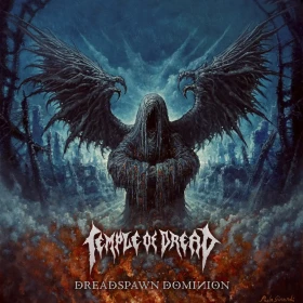TEMPLE OF DREAD · Dreadspawn Dominion | RED SPLATTER LP (Death Metal Vinyl) · Picture 1