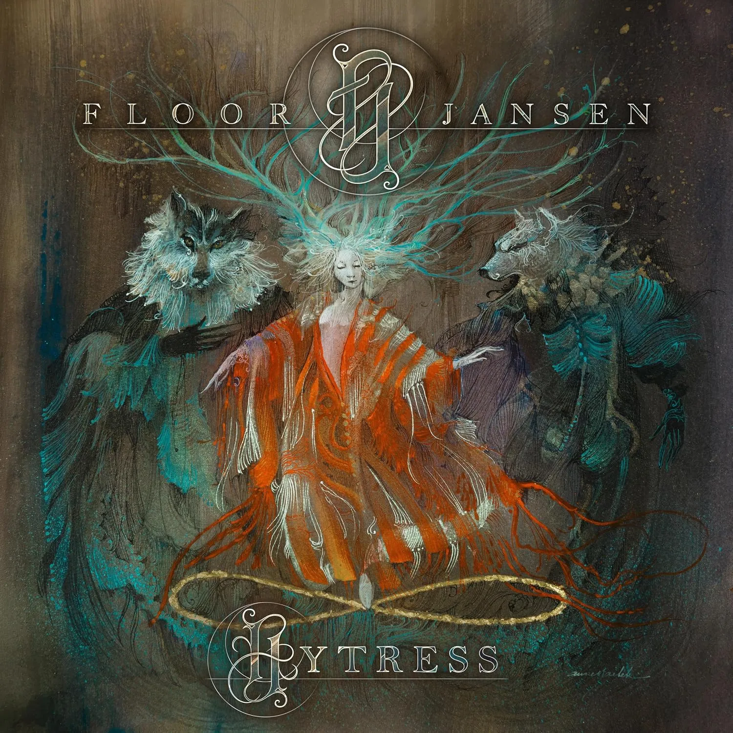 FLOOR JANSEN · Hytress | TRANSPARENT ORANGE LP (Alternative Rock/Heavy Metal Vinyl) · Picture 1