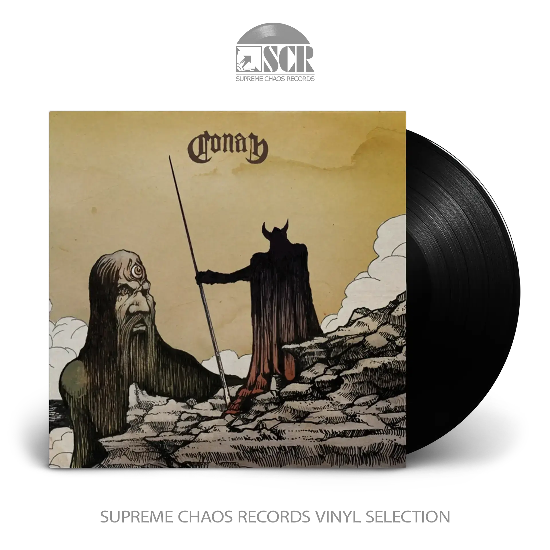 CONAN · Monnos | BLACK LP (Doom Metal Vinyl)
