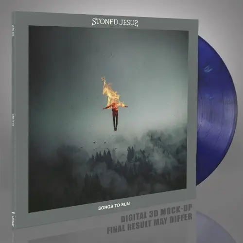 STONED JESUS · Songs To Sun | BLUE/BLACK/WHITE LP (Stoner Metal/Doom Metal/Sludge Vinyl) · Picture 3