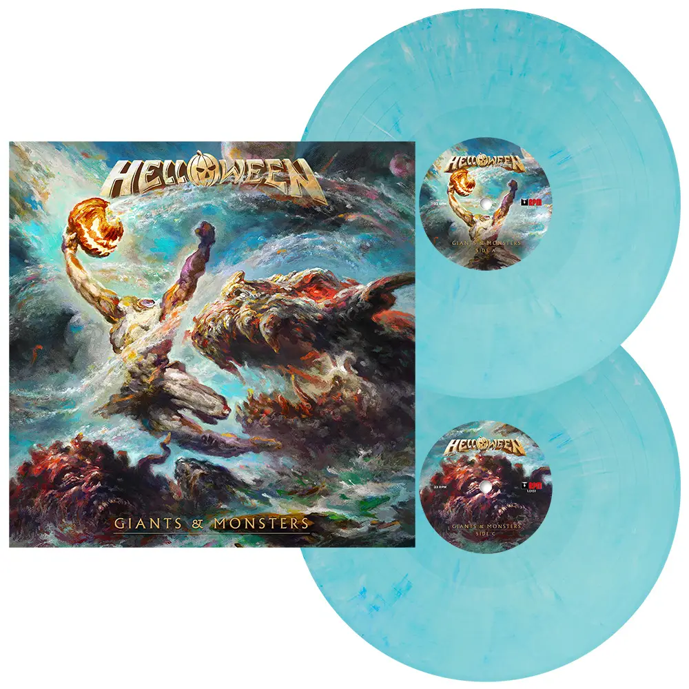 HELLOWEEN · Giants & Monsters | LIGHT BLUE 2LP (Heavy Metal Vinyl) · Picture 3
