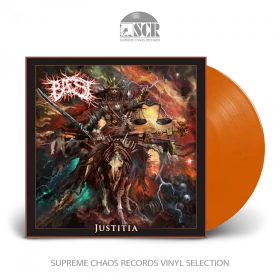 BAEST · Justitia | ORANGE/BLACK LP (Death Metal Vinyl)