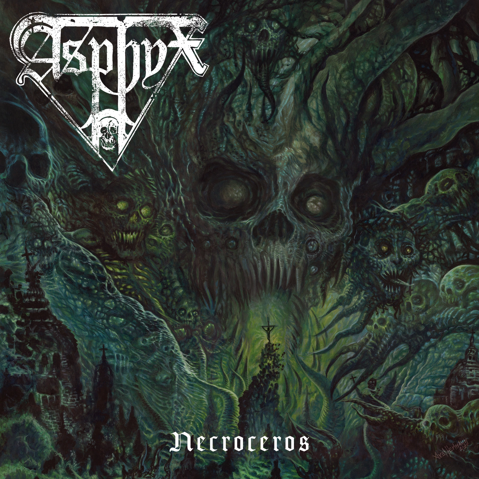 ASPHYX · Necroceros | BLACK LP (Death Metal Vinyl) · Picture 1