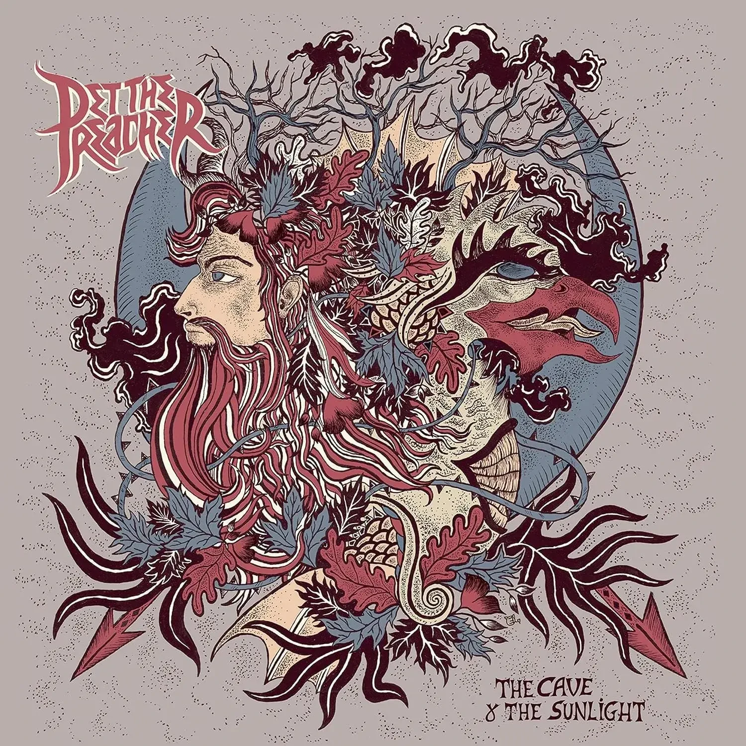 PET THE PREACHER · The Cave & The Sunlight | BLACK 2LP (Stoner Rock Vinyl) · Picture 1