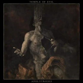 TEMPLE OF EVIL · Apolytrosis | RED/BLACK SPLATTER LP (Black Metal Vinyl) · Picture 1