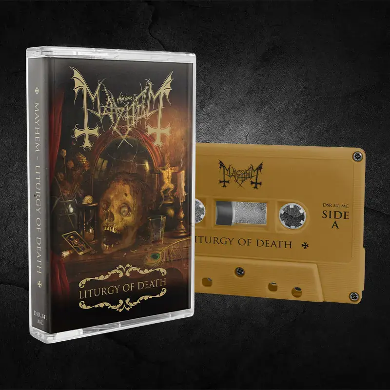 MAYHEM · Liturgy Of Death | GOLDEN TAPE (Black Metal Tapes)