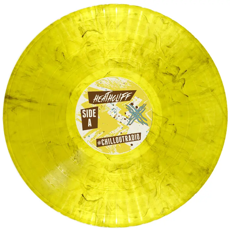 HEATHCLIFF · #chilloutradio | YELLOW TRANSPARENT MARBLED LP (Punk Rock Vinyl) · Picture 2