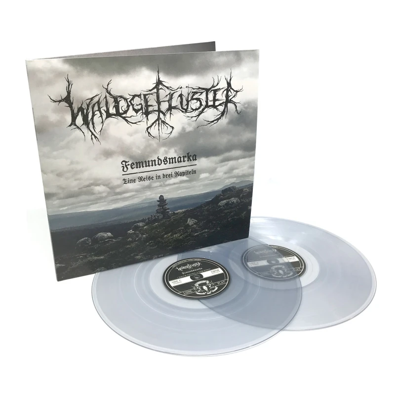 WALDGEFLÜSTER · Femundsmarka | CLEAR 2LP (Black Metal Vinyl) · Picture 3