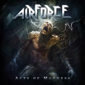AIRFORCE · Acts Of Madness | WHITE BLACK MARBLED LP (Heavy Metal Vinyl) · Picture 1