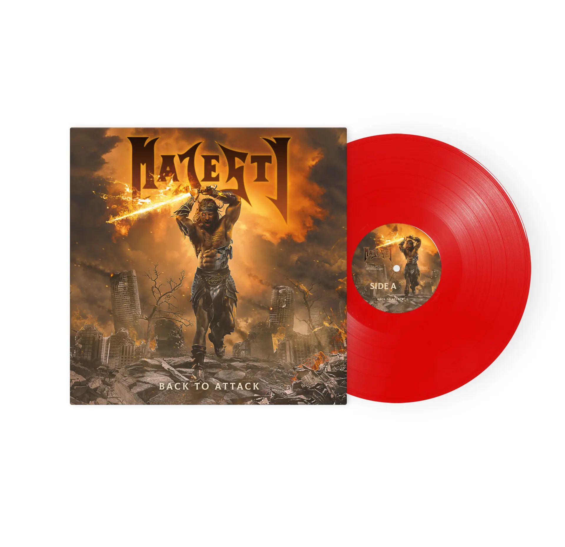 MAJESTY - Back To Attack · RED LP