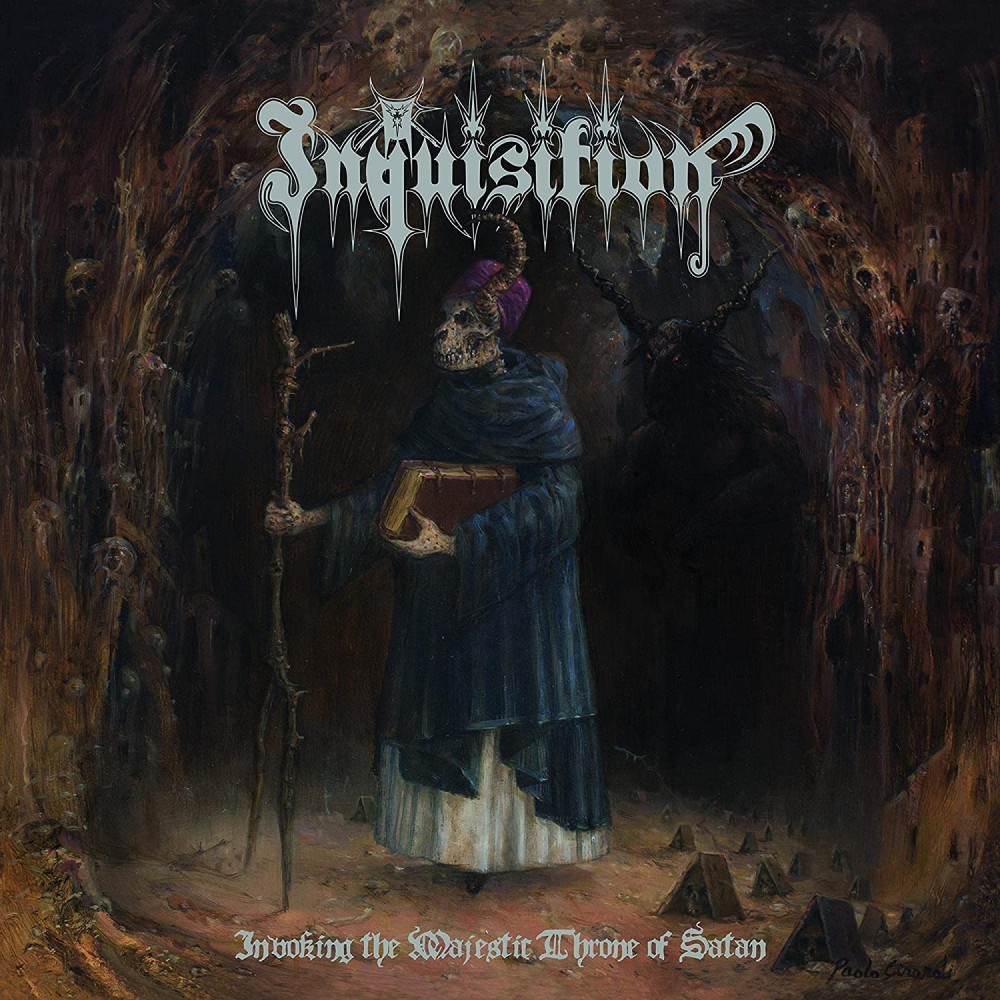 INQUISITION · Invoking The Majestic Throne Of Satan | BLUE DLP (Black Metal Vinyl) · Picture 1