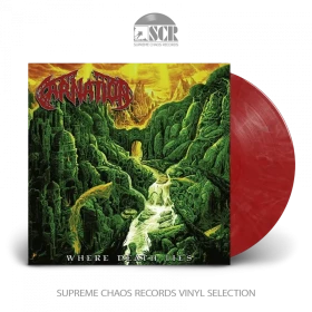 CARNATION · Where Death Lies | RED/WHITE/BLACK LP (Death Metal Vinyl)