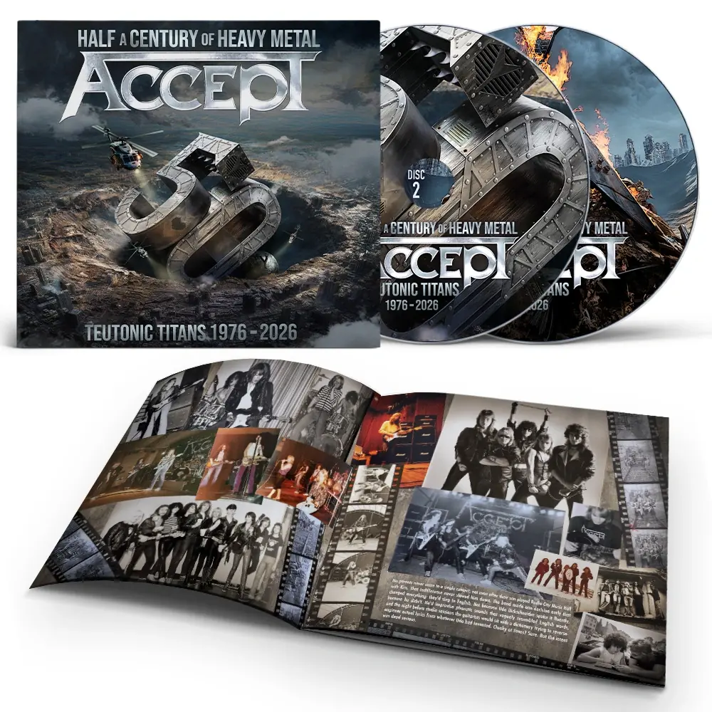ACCEPT · Teutonic Titans 1976-2026 | DIGISLEEVE 2CD (Heavy Metal CDs) · Picture 2
