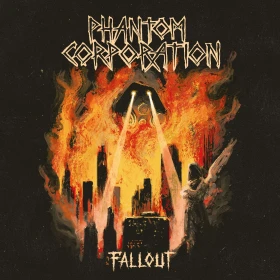 PHANTOM CORPORATION · Fallout | ORANGE/BLACK LP (Death Metal Vinyl) · Picture 2