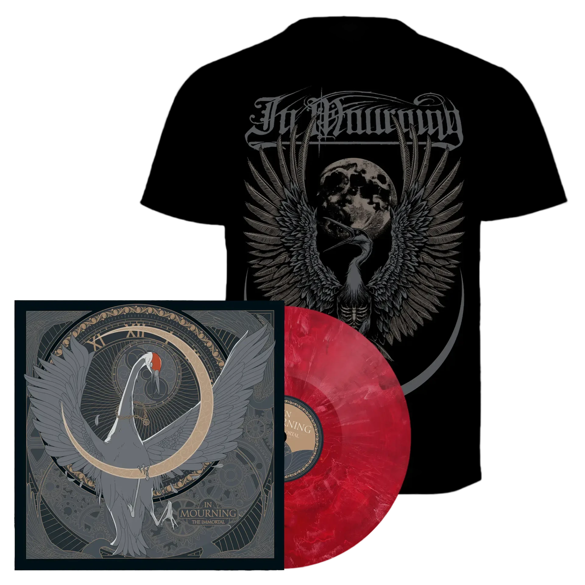 IN MOURNING - The Immortal Bundle · T-SHIRT + VINYL BUNDLE (Melodic Death Metal/Progressive Metal/Doom Metal Vinyl)