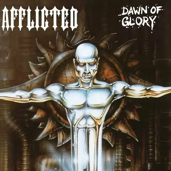 AFFLICTED · Dawn Of Glory (Re-Issue 2023) | SILVER LP (Death Metal Vinyl) · Picture 1