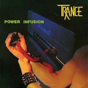 TRANCE · Power Infusion | BLUE/BLACK MARBLED LP (Heavy Metal Vinyl) · Picture 1