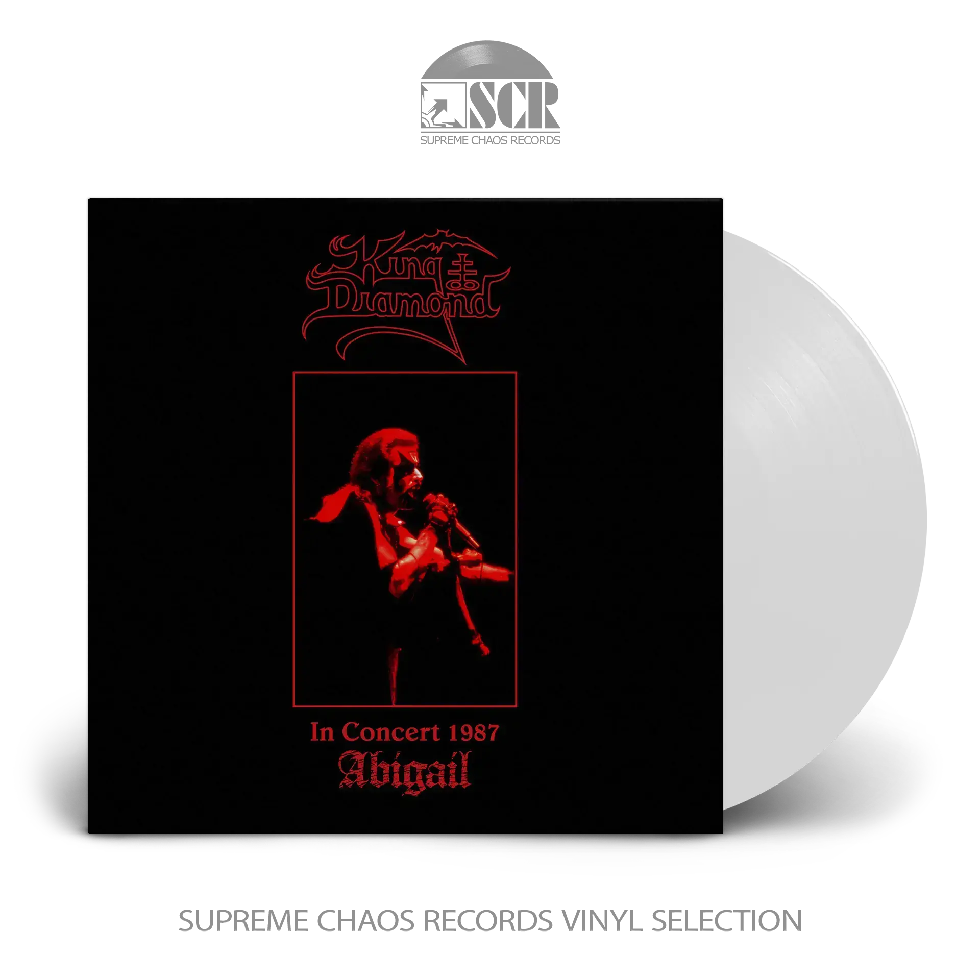 KING DIAMOND · In Concert 1987 - Abigail | WHITE LP (Heavy Metal Vinyl)
