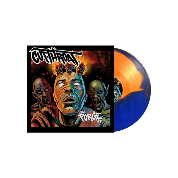 CUTTHROAT · The Purge | ORANGE/BLUE LP (Hardcore Vinyl) · Picture 2