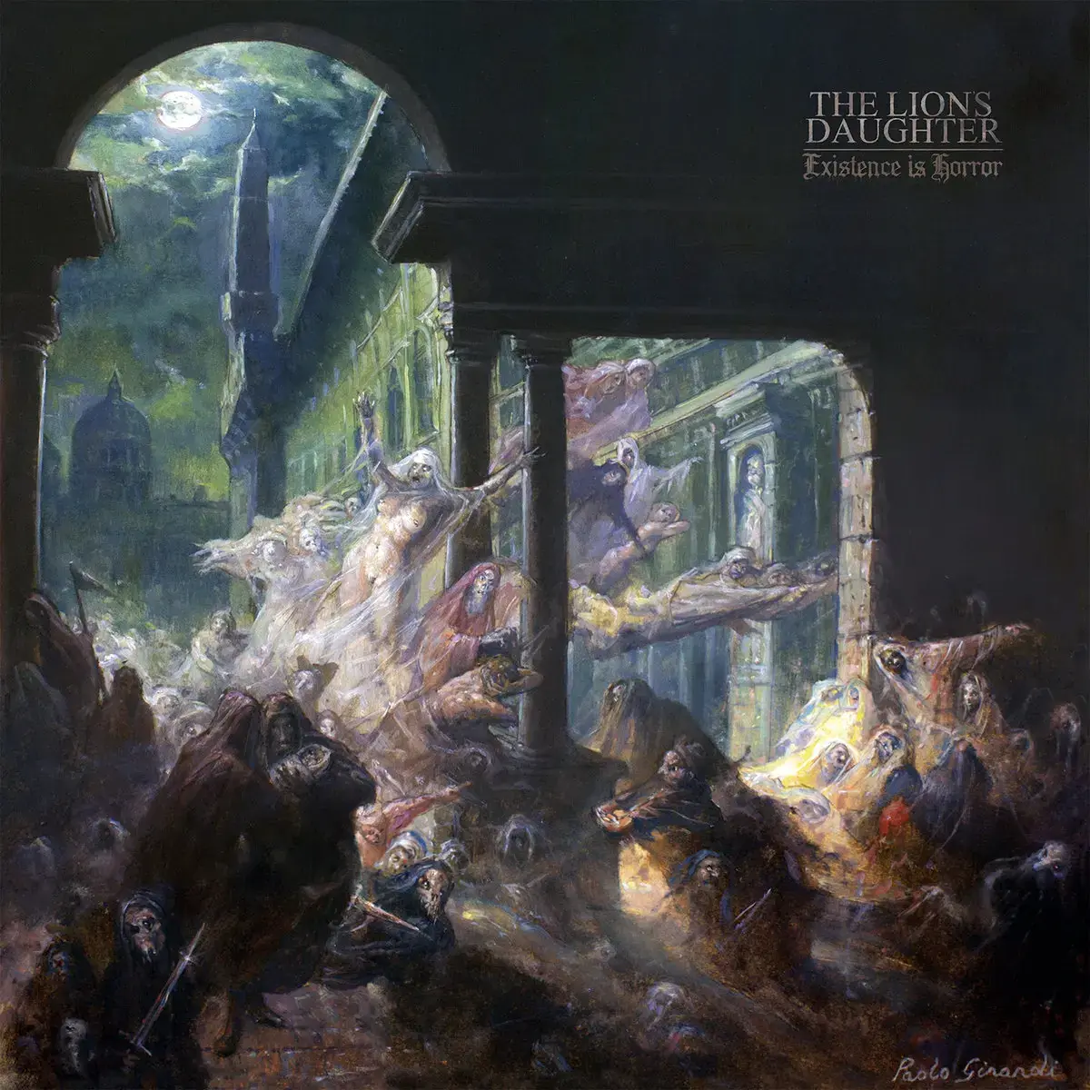 THE LION´S DAUGHTER · Existence Is Horror | BLACK LP (Death Metal Vinyl) · Picture 1