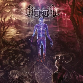 ARCHSPIRE · The Lucid Collective | PINK/PURPLE/WHITE MARBLED LP (Death Metal/Progressive Metal Vinyl) · Picture 1