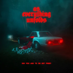 AS EVERYTHING UNFOLDS · Did You Ask To Be Set Free? | PETROL GREEN LP (Alternative Metal Vinyl) · Picture 1
