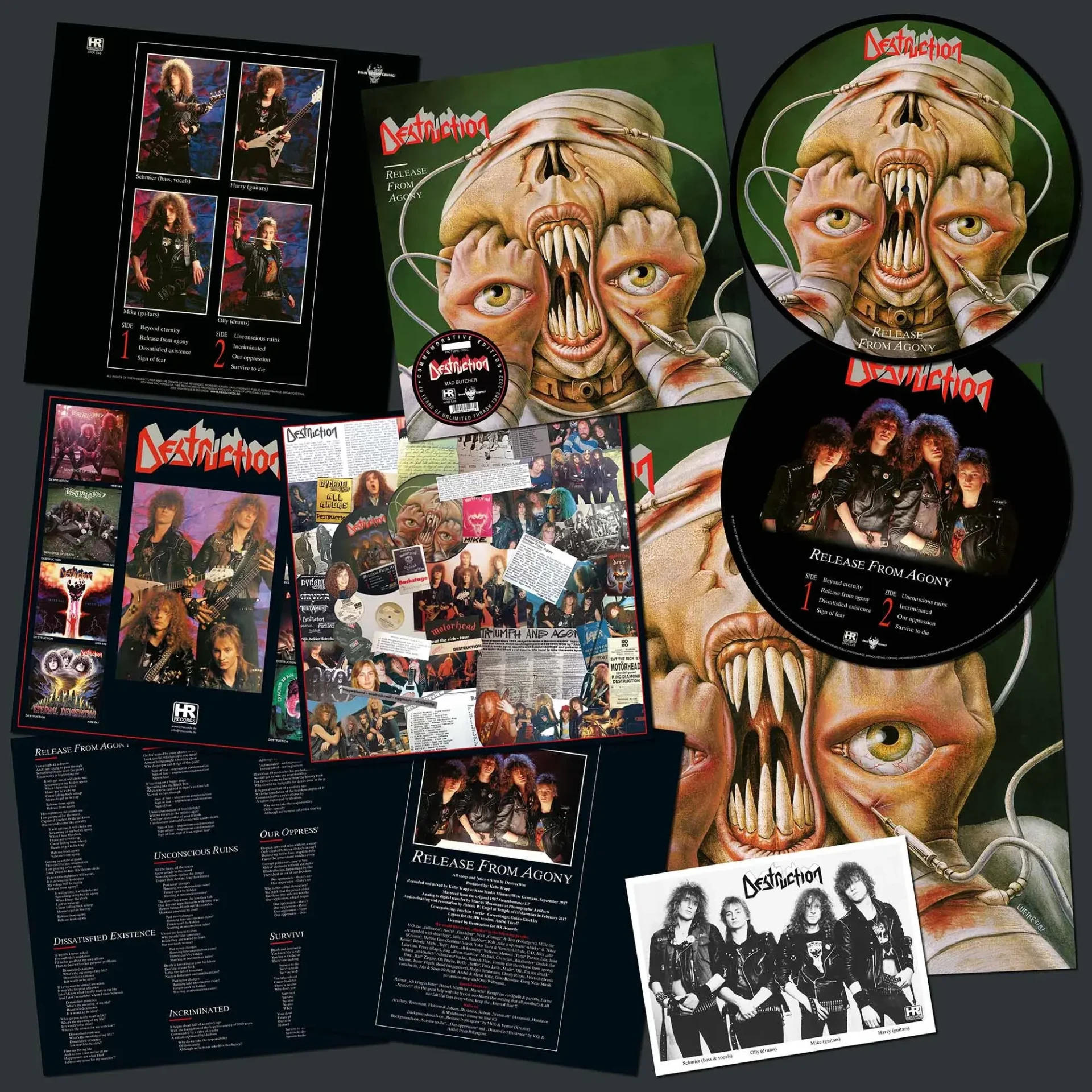 DESTRUCTION · Release from Agony | PICTURE LP (Thrash Metal Vinyl) · Picture 2