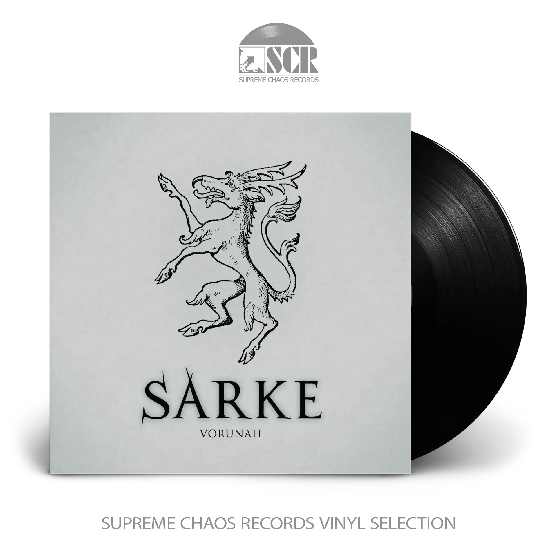 SARKE - Vorunah · BLACK LP (Black Metal Vinyl)