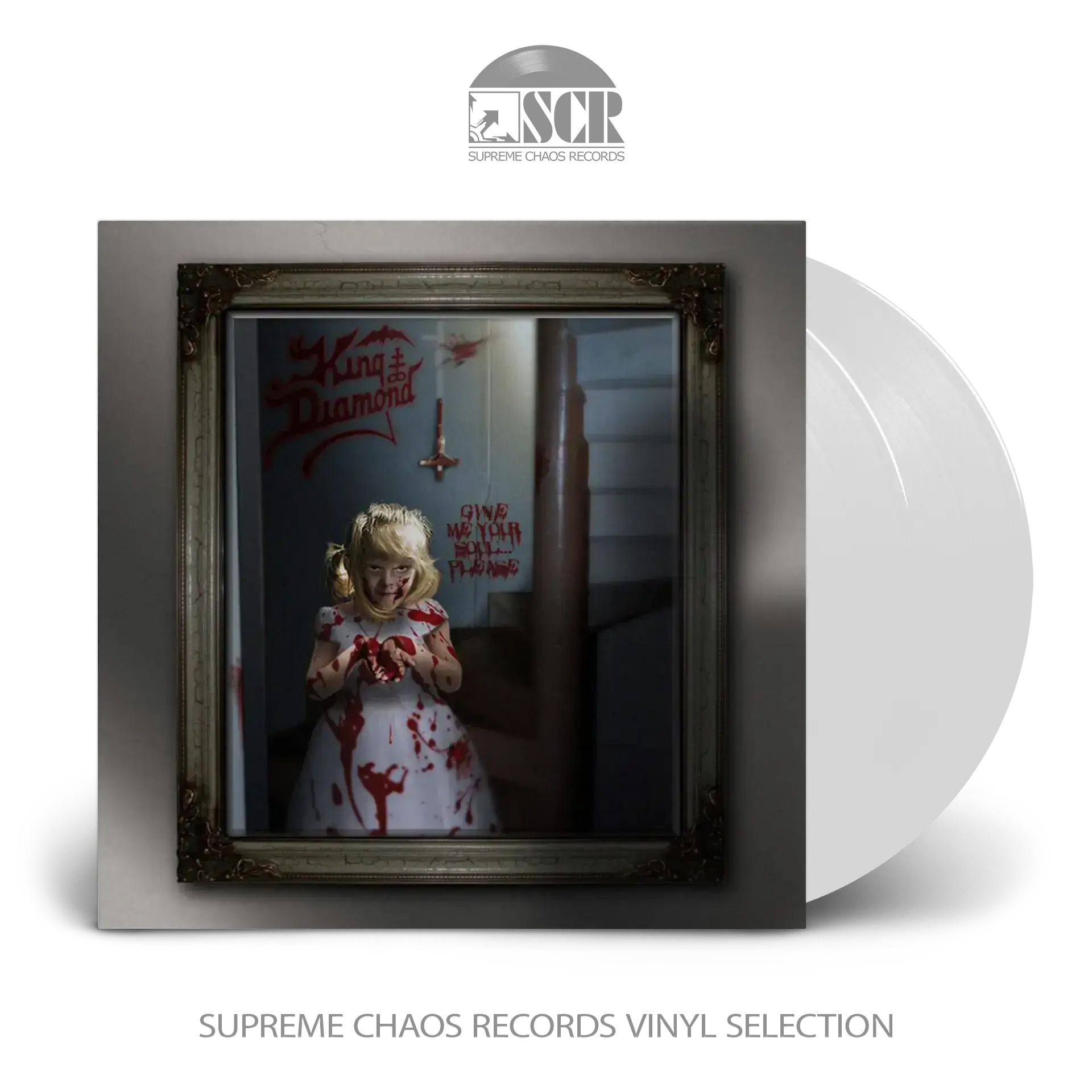 KING DIAMOND · Give Me Your Soul… Please | WHITE 2LP (Heavy Metal Vinyl)
