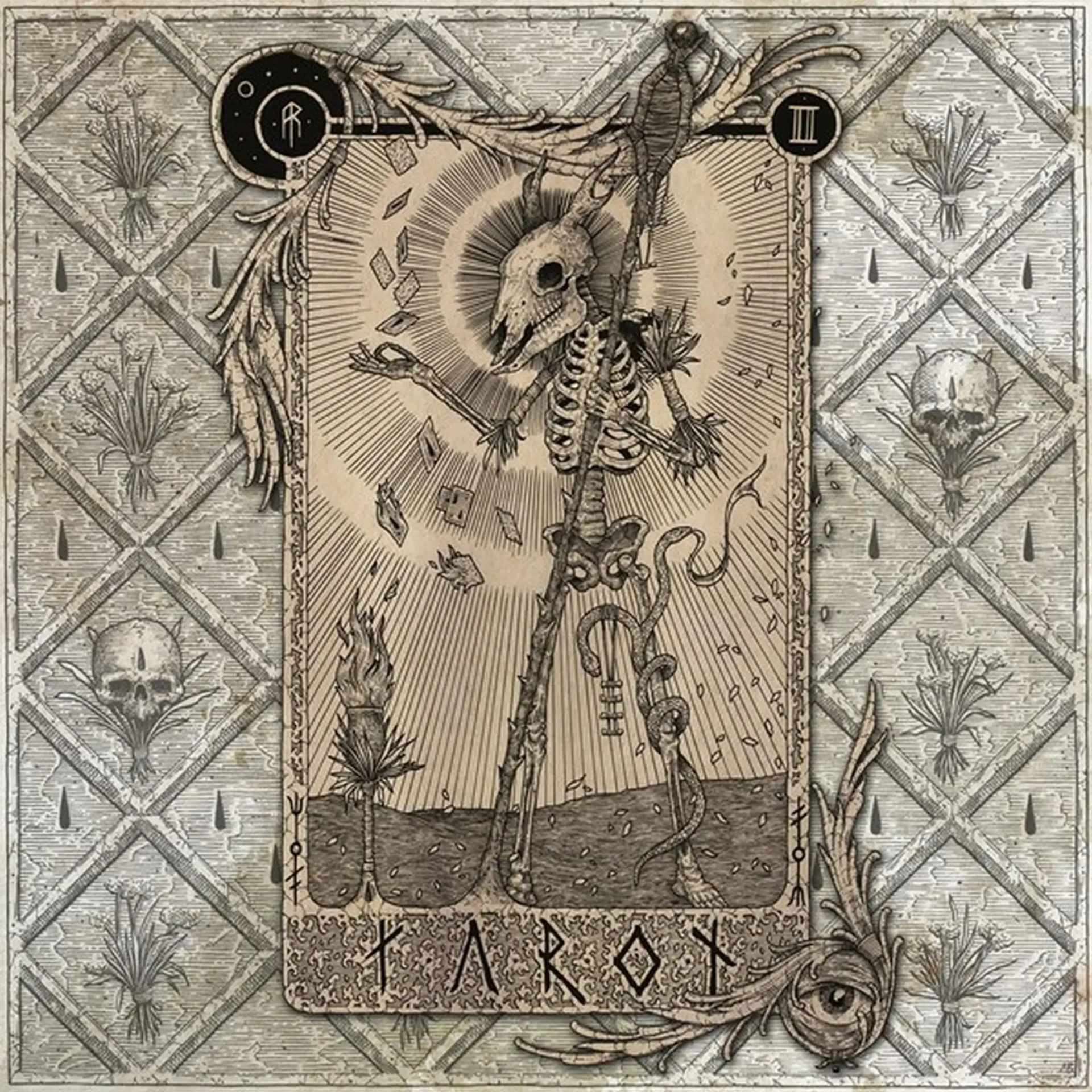 AETHER REALM · Tarot | CREAMY WHITE 2LP (Melodic Death Metal Vinyl) · Picture 1