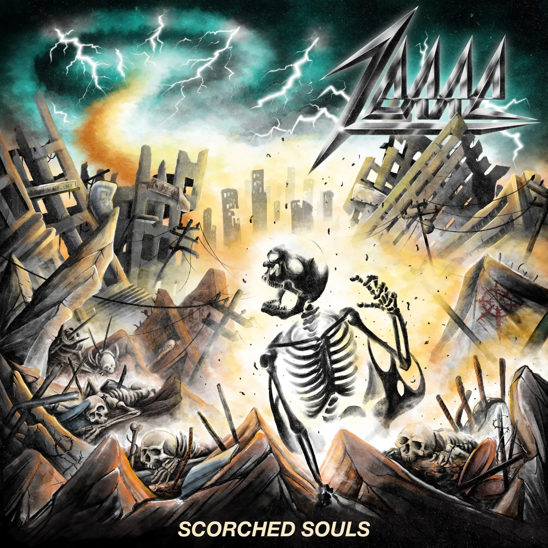 ZERRE · Scorched Souls | BLACK LP (Thrash Metal Vinyl) · Picture 1