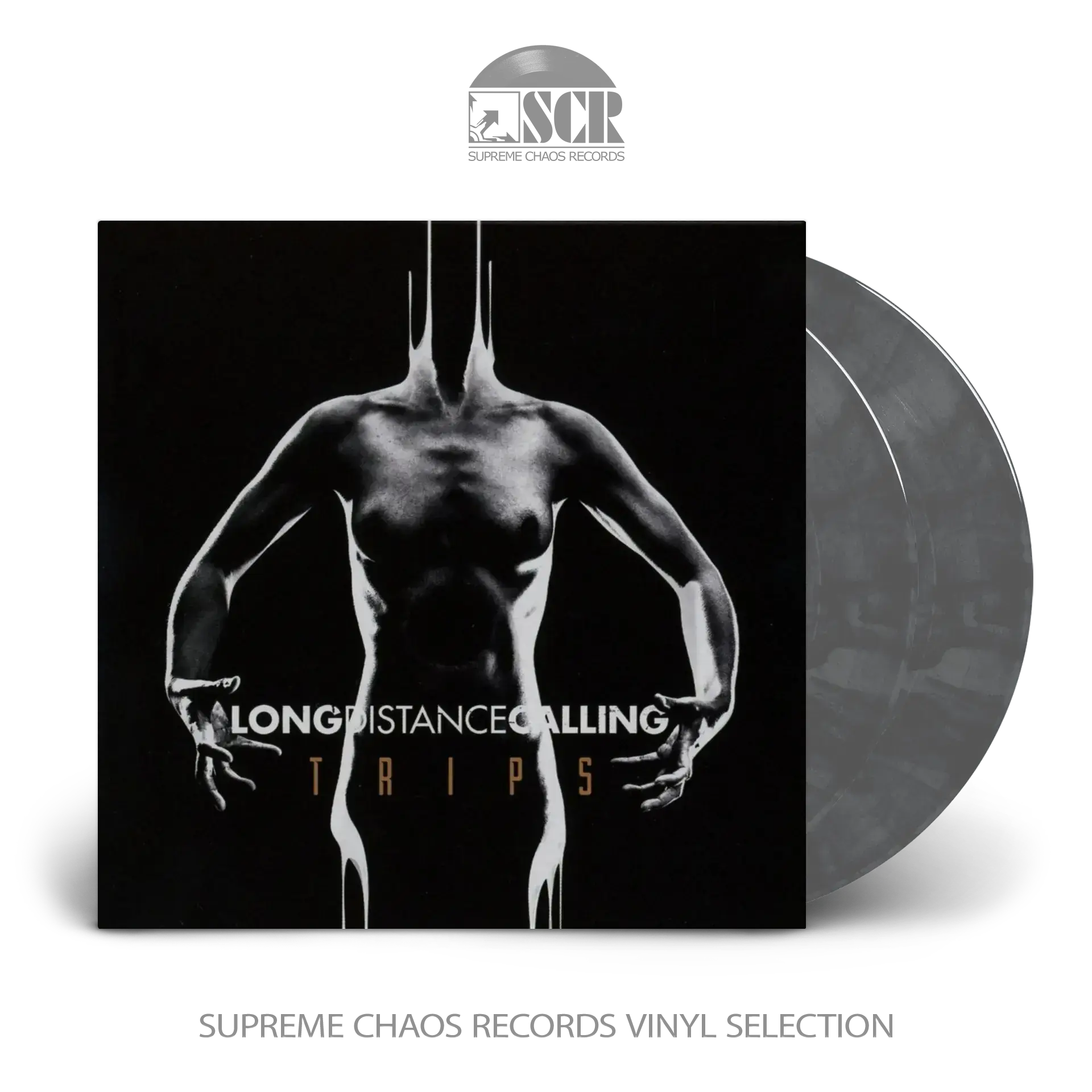 LONG DISTANCE CALLING · Trips (Re-Release) | SILVER/BLACK 2LP (Progressive Rock/Post Rock/Alternative Rock Vinyl)